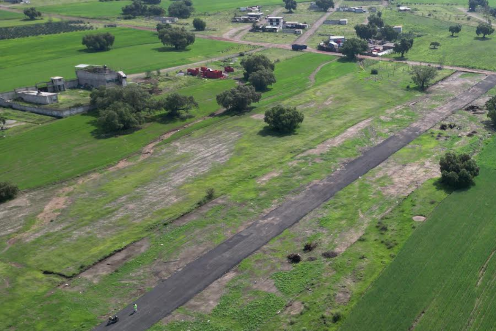 Vista aérea de terrenos en venta estado de mexico